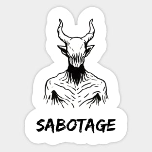 Sabotage Sticker